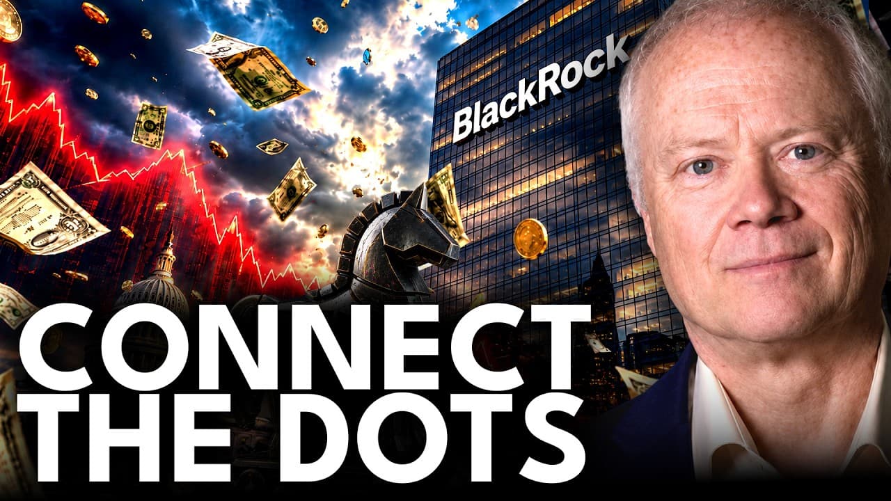 Chris Martenson on the TFTC podcast with oil charts, gold bars, and an inflation graph in the background