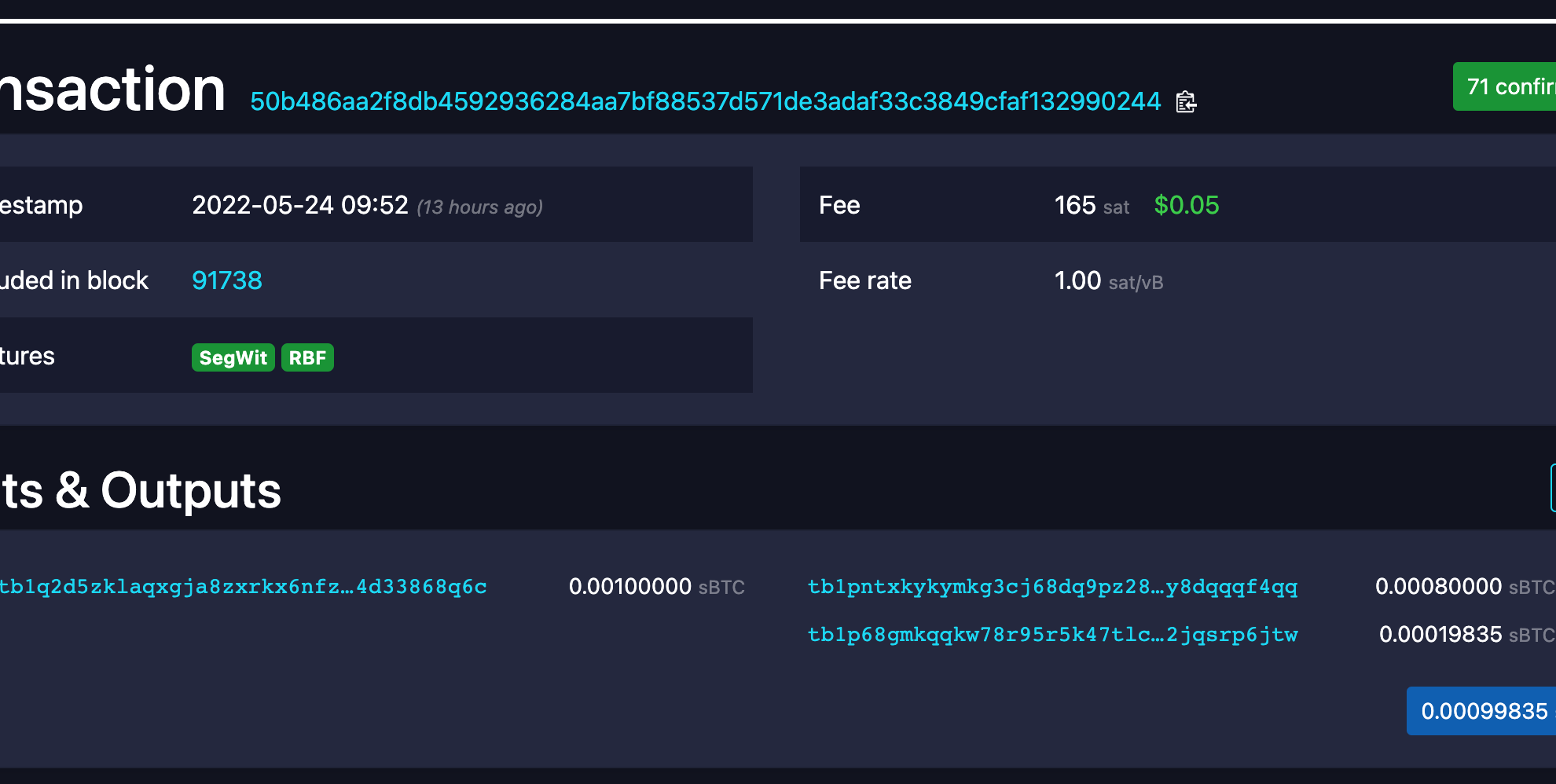 Issue #1214: Silent payments