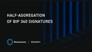 Issue #1236: Blockstream has made some progress on signature aggregation research